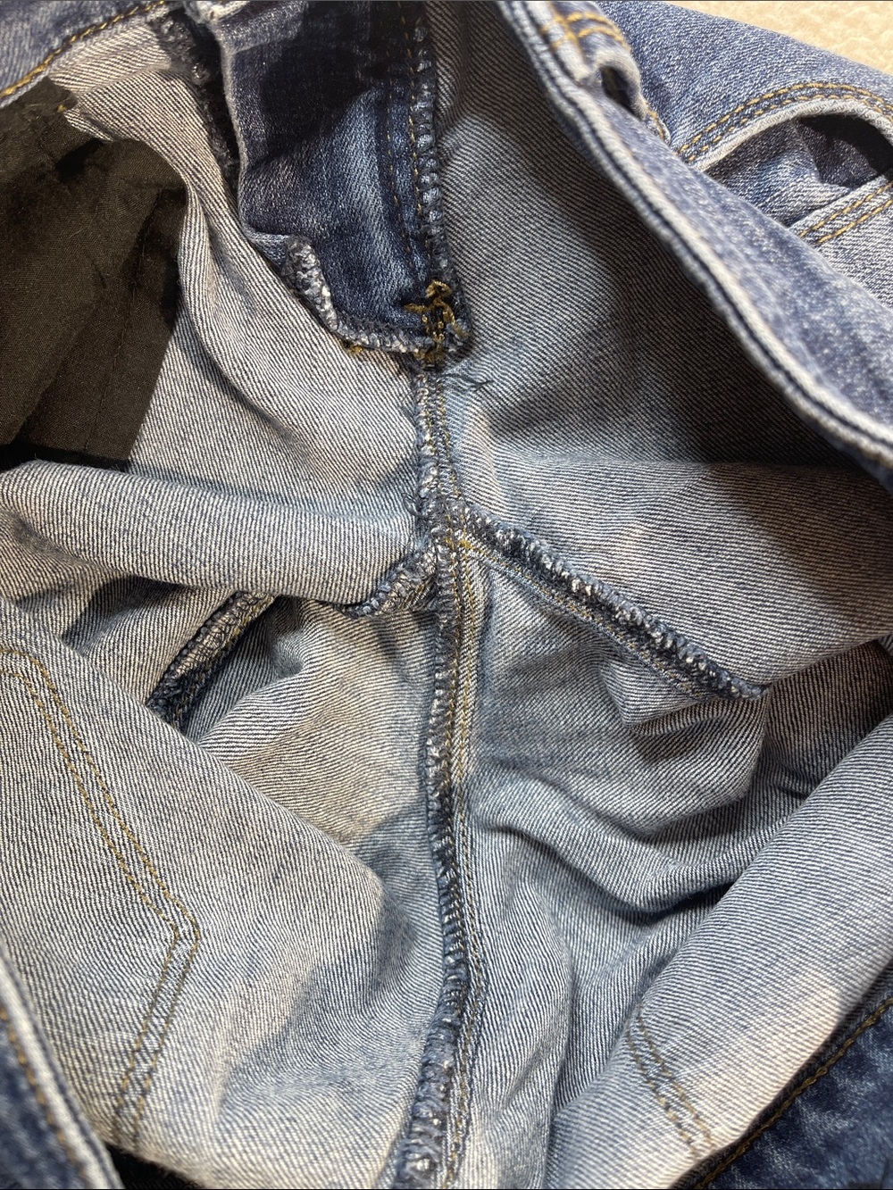 Ann Taylor SLIM BOYFRIEND Women's Straight-Leg Jeans in Dark Blue Wash SIZE 0 - Picture 8 of 9